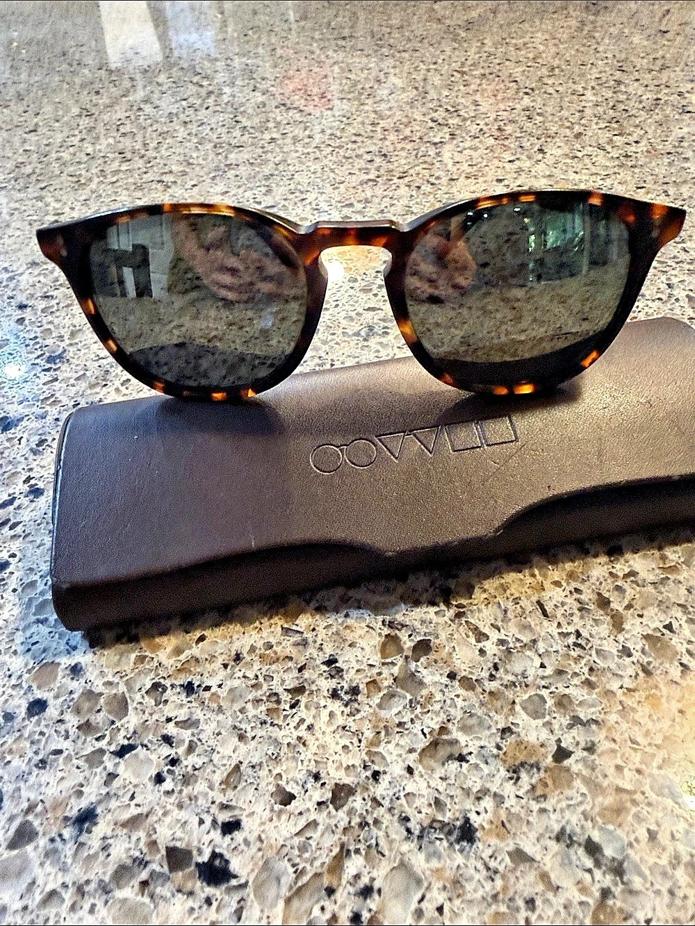 Oliver Peoples Finley Esq. Sun Tortoiseshell Sunglasses - Picture 5 of 6